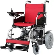 Electric Wheelchair for Adult, Folding Heavy Duty Electric Wheelchair with 360° Joystick, WeiCapacity 100Kg,Motorized Manual and Electric Dual Use