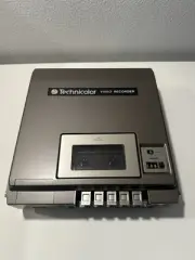 VINTAGE Technicolor 212 Video Recorder w Power Adapter 312 Set *NEW