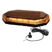 Buyer Product Company LED Mini Light Bar Octagonal Magnetic Warning Flash Amber
