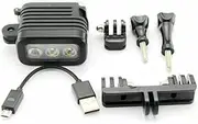 1 Set LED Diving Flash Light Lamp with Battery for GoPro (10 9 8 7 6 5)