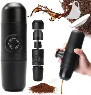 Portable Espresso Machine, Hand Coffee Maker, Travel Gadgets, Manual Coffee M...