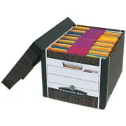 15 x 12 x 10" Wood Grain R-Kive? File Storage Boxes, Shipping Moving 12 Boxes