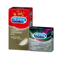 在飛比找momo購物網優惠-【Durex杜蕾斯】超薄裝12入+飆風碼3入保險套(共15入