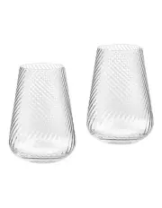 [Wedgwood] Swirl Highball 440ml Set of 2 in Clear