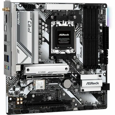 ASRock B650M Pro RS WiFi AMD B650 Socket AM5 DDR5 Micro ATX Gaming Motherboard