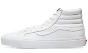 Vans Sk8 Hi LX VLT All White Leather VN0003T01NT Unisex 5.5-11 Skate Lifestyle