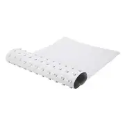 Large 100% Rubber, Non Slip Shower Tub Bath Mat, Suction Cup Base, Machine