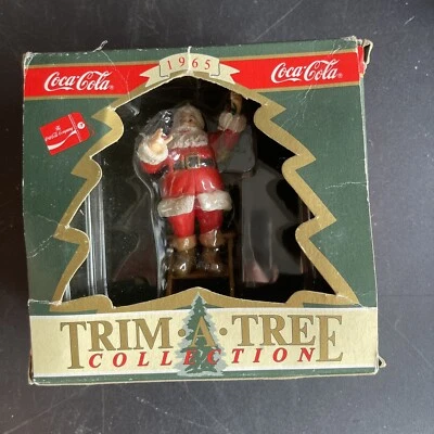 Coca Cola Trim A Tree Collection 1965 "Decorating the Tree", 1994 New