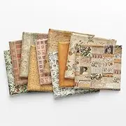 Eclectic Elements Palette: Orange Fat Eighth Bundle (10 Pieces) by Tim Holtz for FreeSpirit (TH.Palette.Orange.10FE)