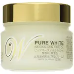 北海道JUNMA油HONPO纯白色纯马油100％保湿奶油不愉快的不愉快颜色100克