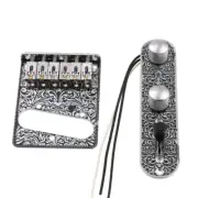 Guitar Control Plate Loaded & Roller Saddle Bridge for Fender Telecaster TL