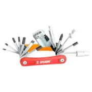 Unior EURO17 Bike Multi Tool, Red/Orange 17 Get-you-home tools!