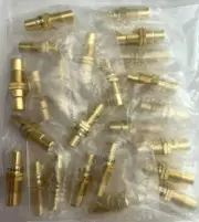 24 PCS Gold-Plated Panel Mount Female RCA Jacks 24-Pack Scosche ARCAP-24 NEW
