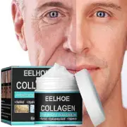 Men Collagen Anti-wrinkle Cream Hyaluronic Remove Wrinkles Moisturizing Anti-aging Firming Lifting Whiten Brightening Face Care Tw--2PCS 50g-Product C