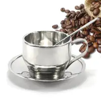 在飛比找Yahoo!奇摩拍賣優惠-嚴選 304不鏽鋼咖啡杯茶杯C08
