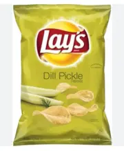 LAY'S Dill Pickle Flavored Potato Chips, 1.5 ounce bags (Pack of 16)