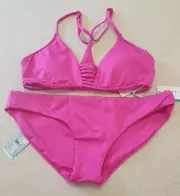Seafolly pink Active Bikini - Size AU-12/14 RRP $160+