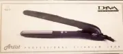 DIVA "ARTIST" Titanium Shiny Silver Mirror Type Plate 1" Flat Iron Made in Korea