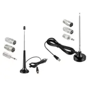 DAB FM Antennas Indoor FM Radio Antennas with 3 Adapters for Household FM Radio