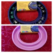 2 Bobbin Holder Savers Tube Pink & Blue Sewing Singer Brother Bernina Open Box