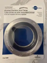 In-Sink-Erator Brushed Stainless Sink Flange FLG-SSB