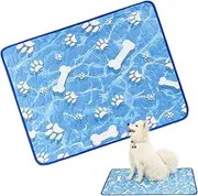 Puppy Cooling Blanket, Breathable Car Seat Cooling Pad, Reusable Cat Supplies, Portable Sleeping Blanket for Outdoor Camping, Car Travelling