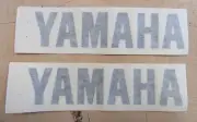 YAMAHA DECAL PAIR ( 2 ) BLACK 5 3/8" X 1 1/2" MARINE BOAT