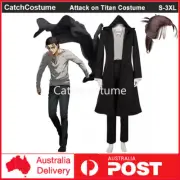 Anime Attack on Titan Season 4 Eren Jaeger Cosplay Costume Wind Coat Jacket