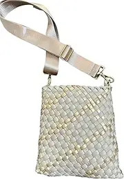 [Dallas Hill] Designs Crossbody Messenger Neoprene Purse for Women | Ladies Handbag | Adjustable and Detachable Shoulder Strap