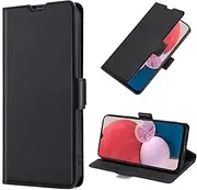 RonRun for OnePlus 12 Wallet Case, Vintage Leather Flip Wallet Phone Case with Credit Card Holder Cover for OnePlus 12 - Black