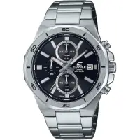 在飛比找momo購物網優惠-【CASIO 卡西歐】EDIFICE 八角運動三眼計時手錶(