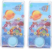 Abaodam Kids Handheld Games 2 Pcs Water Throwing Ring Toys Ring Toss Game for Fun