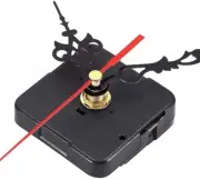 Black Mute Clock Quartz Watch Clock Mechanism Battery Accessories Parts Wall