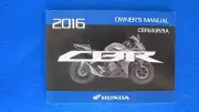 Honda 2016 CBR1000RR/RA CBR1000S New Old Stock Original Owners Manual F412