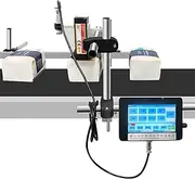 Inkjet Coder Printer,Fast Dry Inkjet Coding Machine,Automatic Coding Machine,for Printing Text,Number,Manufacturing/Expiry Date,Time,Qr Code,Barcode,ZX25