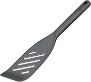 [Zyliss] Fish Spatula, Sustainable Wheatstraw/Silicone, Fish Turner, Slotted Head, Dishwasher Safe, Non Stick and Heat Resistant Cooking Utensils, Beluga Grey, 32.5cm x 7cm