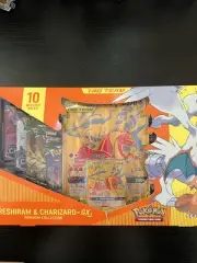 Pokemon TCG Reshiram and Charizard GX Premium Collection Box