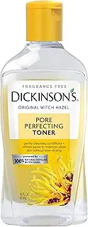 Dickinson's Original Witch Hazel Pore Perfecting Toner, 100% Natural, 16 Ounce Fragrance free