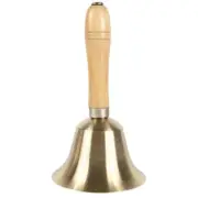 Dinner Service Bell Large Hand Call Bell with Handle Brass Hand Call Bell