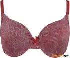 Pink Microfiber Paisley Print Bra 16,18,20,22 Cup C-D by I'm So Sexy DTL00089