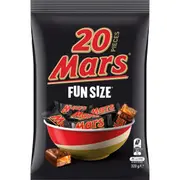 Mars 20 Piece Chocolate Fun Size Snack and Share Pack 320g