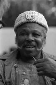 Archie Moore, assistant trainer to George Foreman, before fi - 1974 Old Photo 1