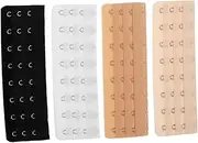 [DEARMAMY] 4pcs Underwear Extender Corsets Bodysuit for Women Shirt Extender Underbust Bras for Women Underwire for Women Plus Size Bras for Women Metal