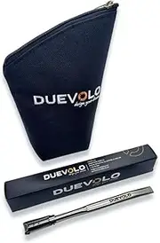 DUEVOLO Stainless Steel Mate Container. Modern Yerba Mate Gourd with Removable Bombilla for Easy Cleaning