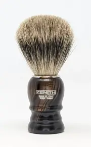 Zenith Walnut Best Badger Shave Brush. 22mm. Made in Sicily T1