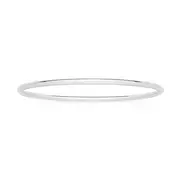 Silver 3x70mm Hollow Golf Bangle