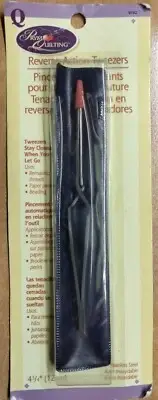 NIP Prym Dritz Quilting reverse action SS tweezers crafter quilters beading tool