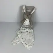 Little Bamboo Bunny Rabbit Baby Comforter Security BlanketGrey Plush Toy Tags