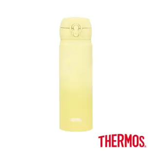 【THERMOS膳魔師】不鏽鋼漸層超輕量彈蓋真空保溫杯500ml(JNL-504)