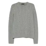 [Prada] Prada Cashmere Crew-neck Sweater 50 IT GREY